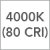 4000K (80 CRI)