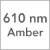 610 nm (Amber)