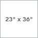 23 in. x 36 in.