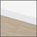 White Laminate with White ABS and Oak