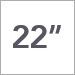 22 in