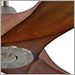 Brushed Steel with Koa Blades