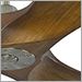 Brushed Steel with Koa Blades