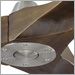 Brushed Steel with Walnut Blades