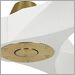 Burnished Brass with Matte White Blades