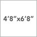 4 Ft. 8 In. x 6 Ft. 8 In.