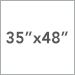 35 in x 48 in