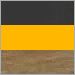 Black and Gold with Natural Oak