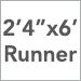 2 Ft. 4 In. x 6 Ft. Runner