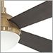 Brushed Brass & Soft Brass with Brushed Carbon Blades