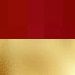 Transparent Red with Polished Gold