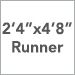 2 Ft. 4 In. x 4 Ft. 8 In. Runner