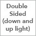 Double Sided  Down and Up Light