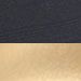 Black with Brushed Brass