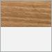 Clear White Oak with White Metal Backplate
