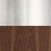 Nickel Finish with Walnut Blades