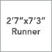 2 Ft. 7 In. x 7 Ft. 3 In. Runner