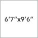 6 Ft. 7 In. x 9 Ft. 6 In.