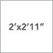 2 Ft. x 2 Ft. 11 In.