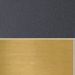 Black with Brushed Brass