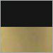 Matte Black with Burnished Brass