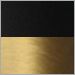 Black with Brass