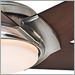 Brushed Nickel with Walnut Veneer Blades