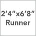 2 Ft. 4 In. x 6 Ft. 8 In. Runner