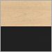 Birch/Black Linoleum