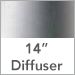 14in. Diffuser / Fiber Shades