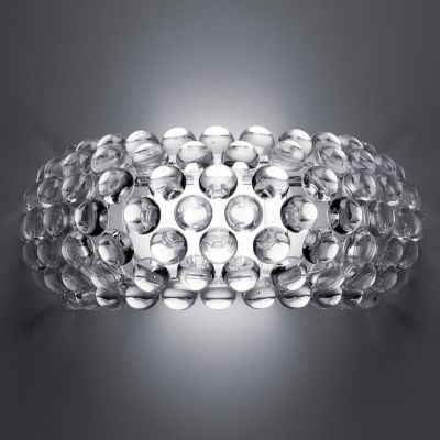 Foscarini Caboche Plus LED Wall Sconce - Color: Clear - Size: Large - FN311