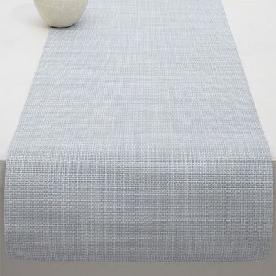 Chilewich Mini Basketweave Table Runner - Color: Blue - 100133-035