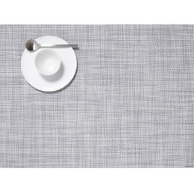 Chilewich Mini Basketweave Placemat - Color: Grey - 100132-034