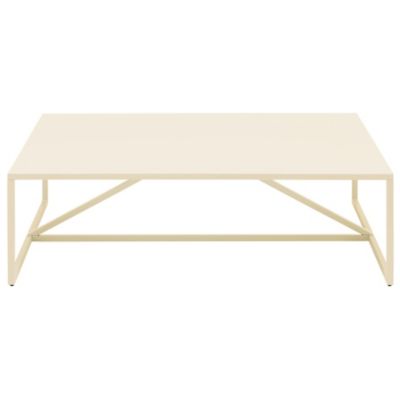 Blu Dot Strut Square Coffee Table - Color: Cream - SR1-SQRTBL-IV