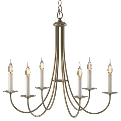 Hubbardton Forge Simple Sweep Chandelier - Color: Gold - Size: 6 light - 10