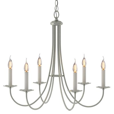 Hubbardton Forge Simple Sweep Chandelier - Color: Silver - Size: 6 light - 