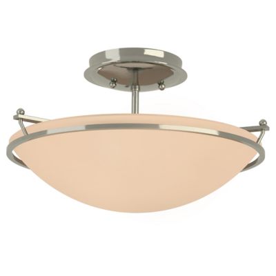 Hubbardton Forge Plain Semi-Flushmount Light - Color: Matte - Size: Small -