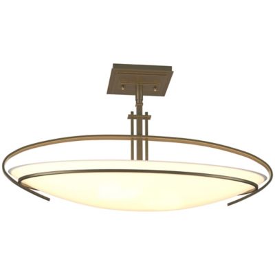 Hubbardton Forge Mackintosh Semi-Flushmount Light - Color: Gold - Size: 2 l