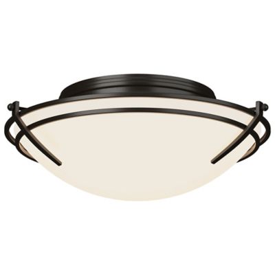 Hubbardton Forge Tryne Flushmount Light - Color: Oil Rubbed - Size: 2 light