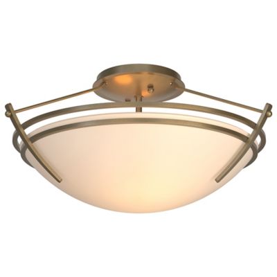 Hubbardton Forge Presidio Tryne Semi-Flushmount Light - Color: Antique - Si