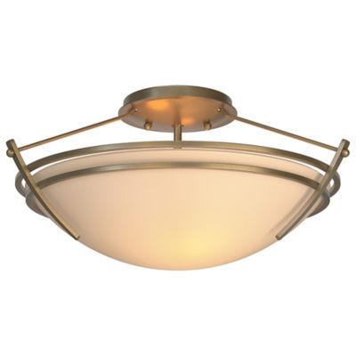 Hubbardton Forge Presidio Tryne Semi-Flushmount Light - Color: Antique - Si