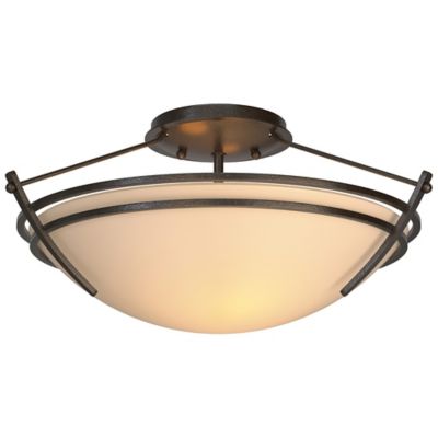 Hubbardton Forge Presidio Tryne Semi-Flushmount Light - Color: Oil Rubbed -