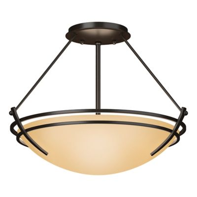 Hubbardton Forge Presidio Tryne Bowl Semi-Flushmount Light - Color: Matte -