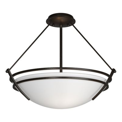 Hubbardton Forge Presidio Tryne Bowl Semi-Flushmount Light - Color: Matte -