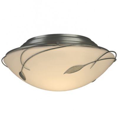 Hubbardton Forge Forged Leaves Flushmount Light - Color: Beige - Size: 2 li