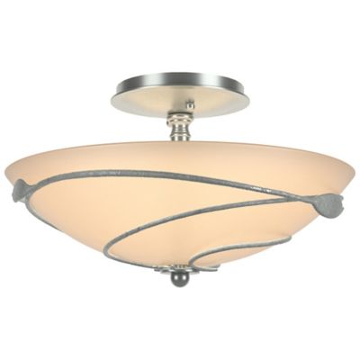 Hubbardton Forge Forged Leaves Semi-Flushmount Light - Color: Matte - Size: