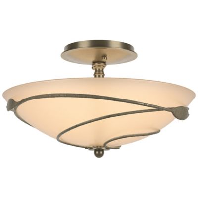 Hubbardton Forge Forged Leaves Semi-Flushmount Light - Color: Matte - Size: