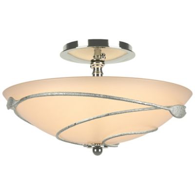 Hubbardton Forge Forged Leaves Semi-Flushmount Light - Color: Matte - Size: