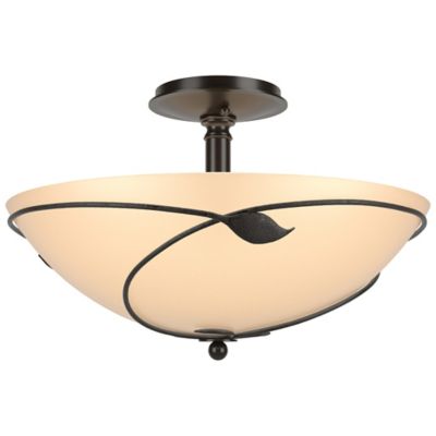 Hubbardton Forge Forged Leaves Semi-Flushmount Light - Color: Matte - Size: