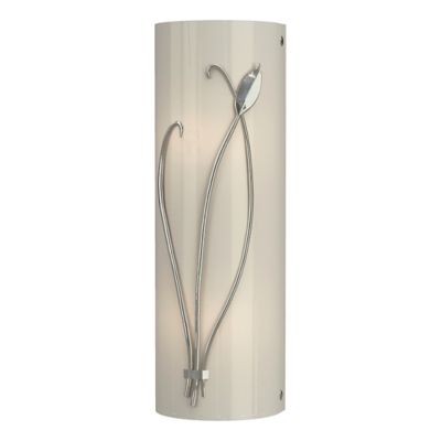 Hubbardton Forge Forged Leaf and Stem Wall Sconce - Color: Glossy - Size: 2